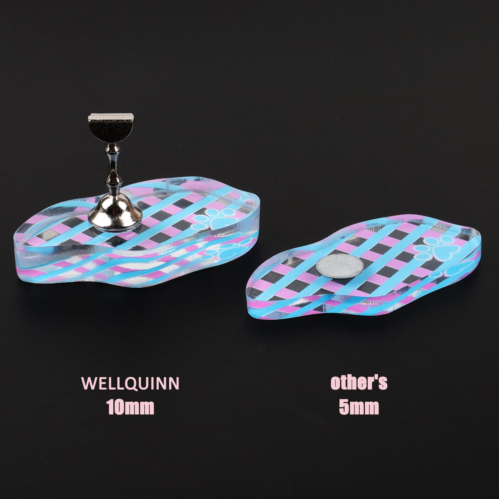 Wellquinn cloud and checkerboard design adds stylish flair to your station
