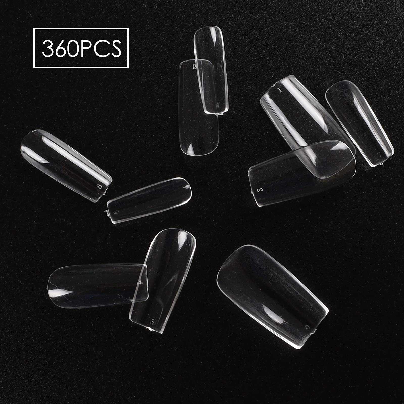Application with glue on Wellquinn tips supports easy, confident nail extensions.