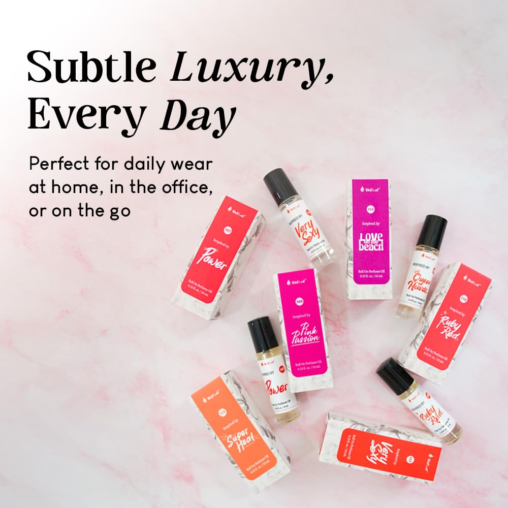 Well's Oil Roll-On Perfume Poppy label shows paraben-free formula