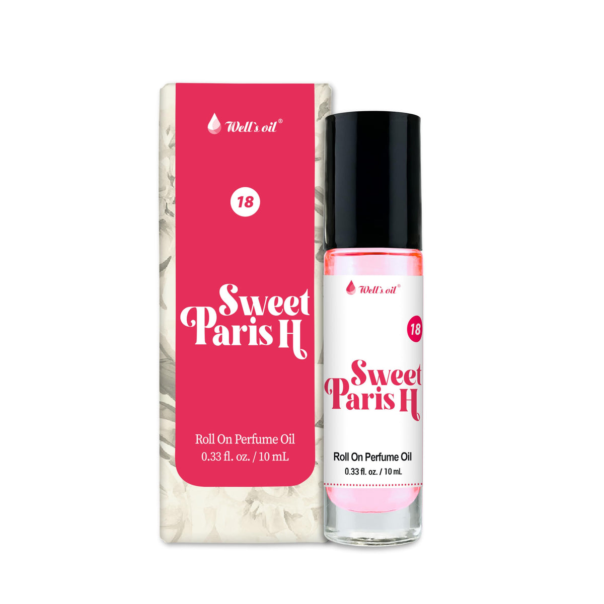 Well's Oil Sweet Paris H bottle for on-the-go fragrance refinement