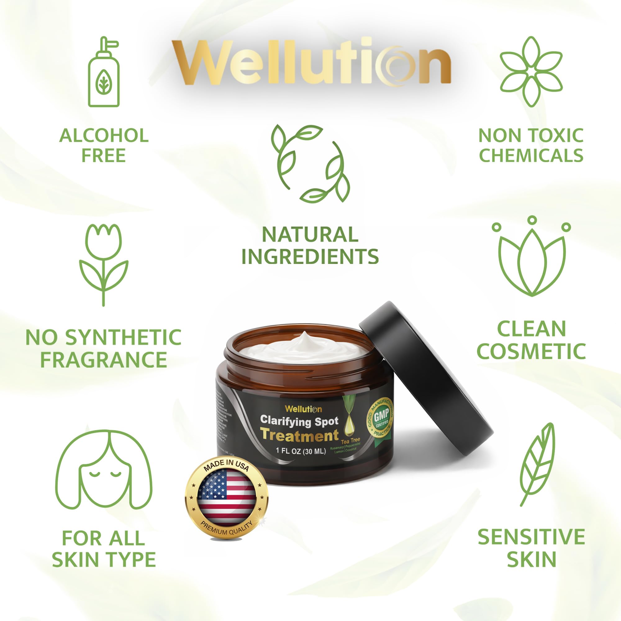 WELLUTION organic arnica herbal soothing for gentle skin comfort