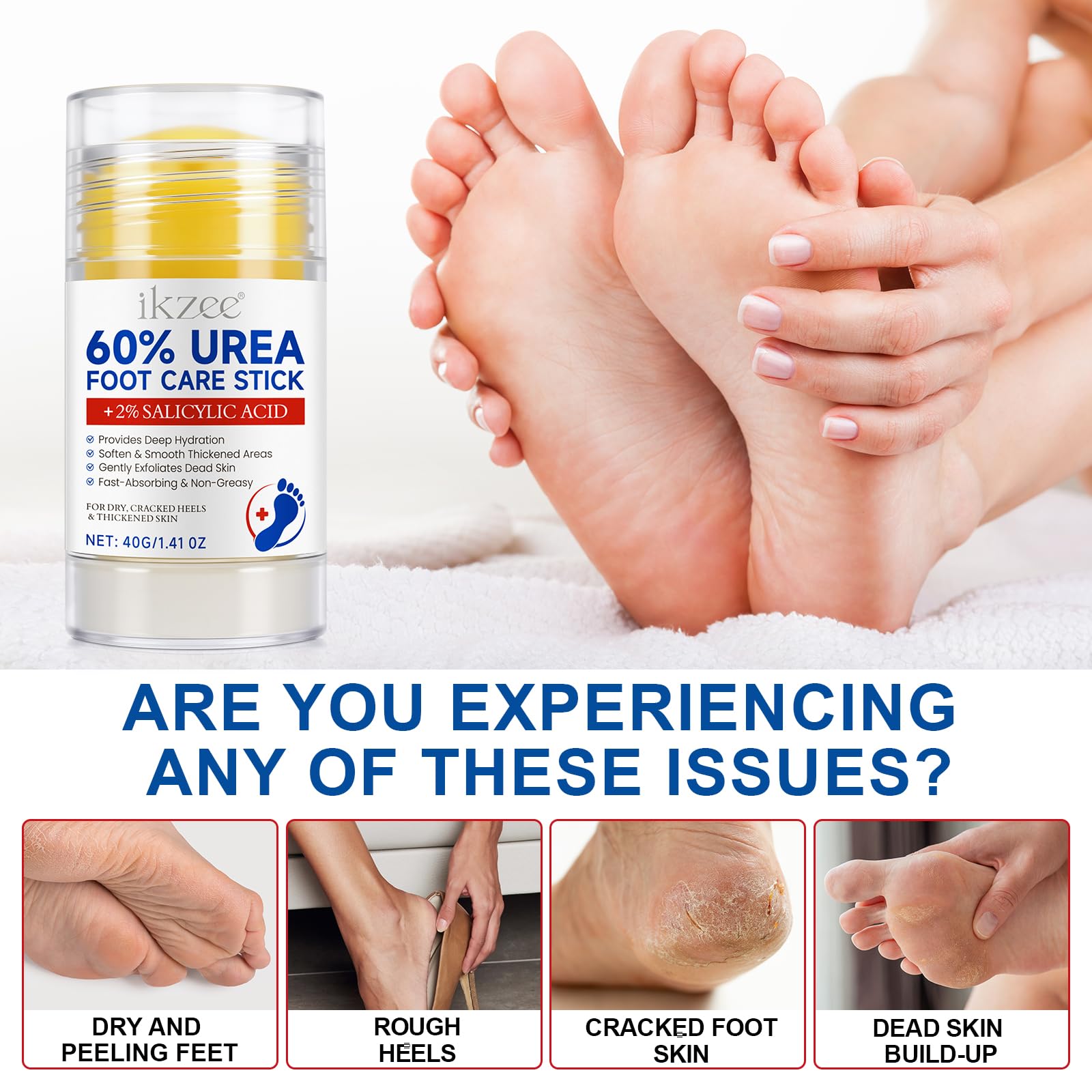Weluno urea cream stick daily use softens skin.