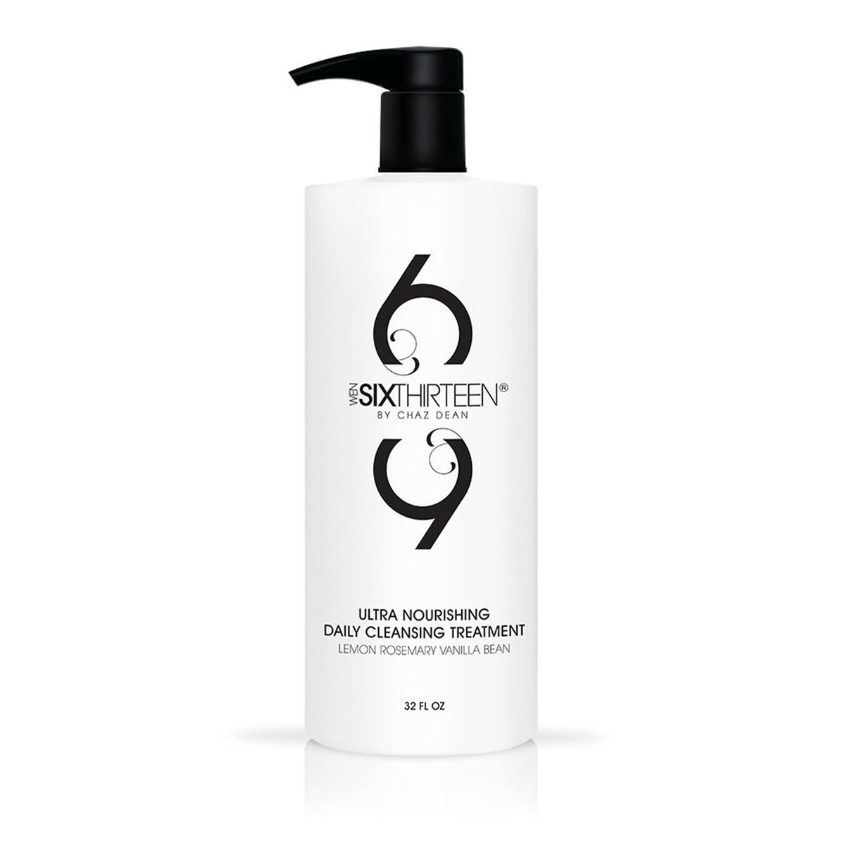 WEN 613 cleansing conditioner bottle with lemon rosemary vanilla scent for daily cleansing.