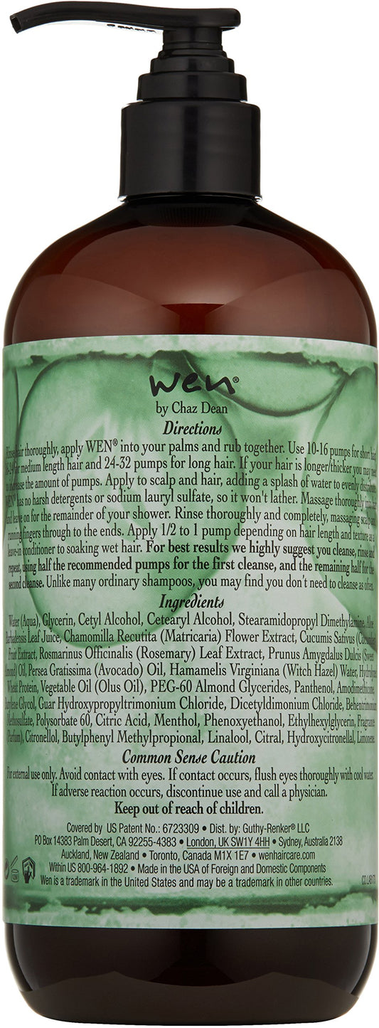 WEN Cucumber Aloe cleansing conditioner scent evokes fresh spa vibes.