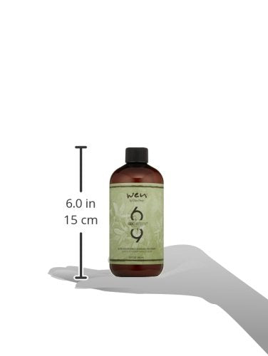 WEN Sixthirteen Ultra Nourishing Treatment being applied as a mask.