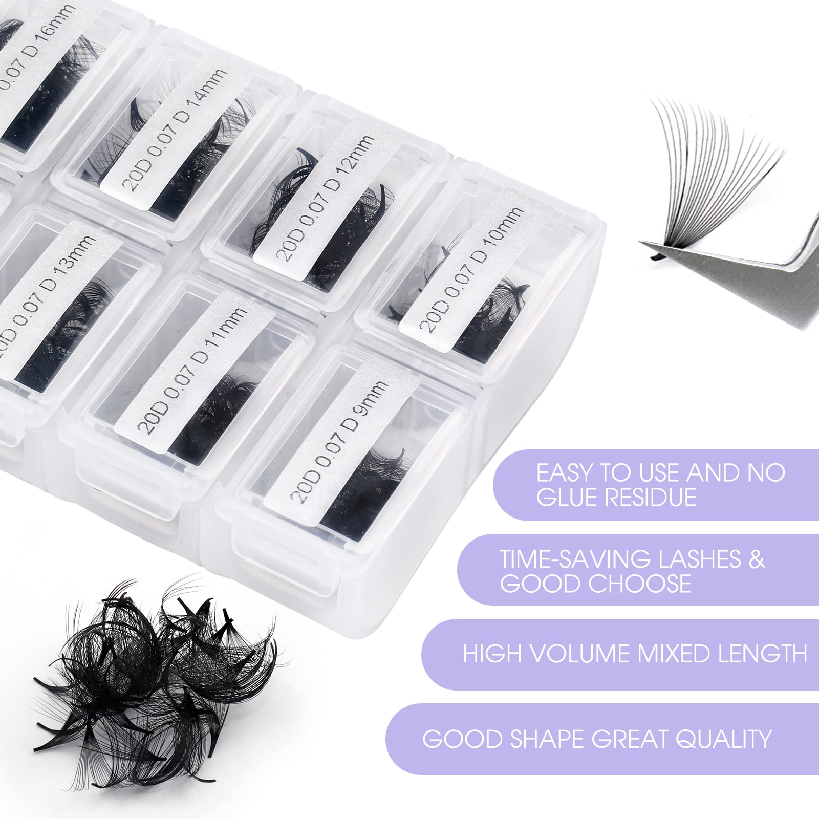 Wendy Lashes durable curl through baking technology for long-lasting shape