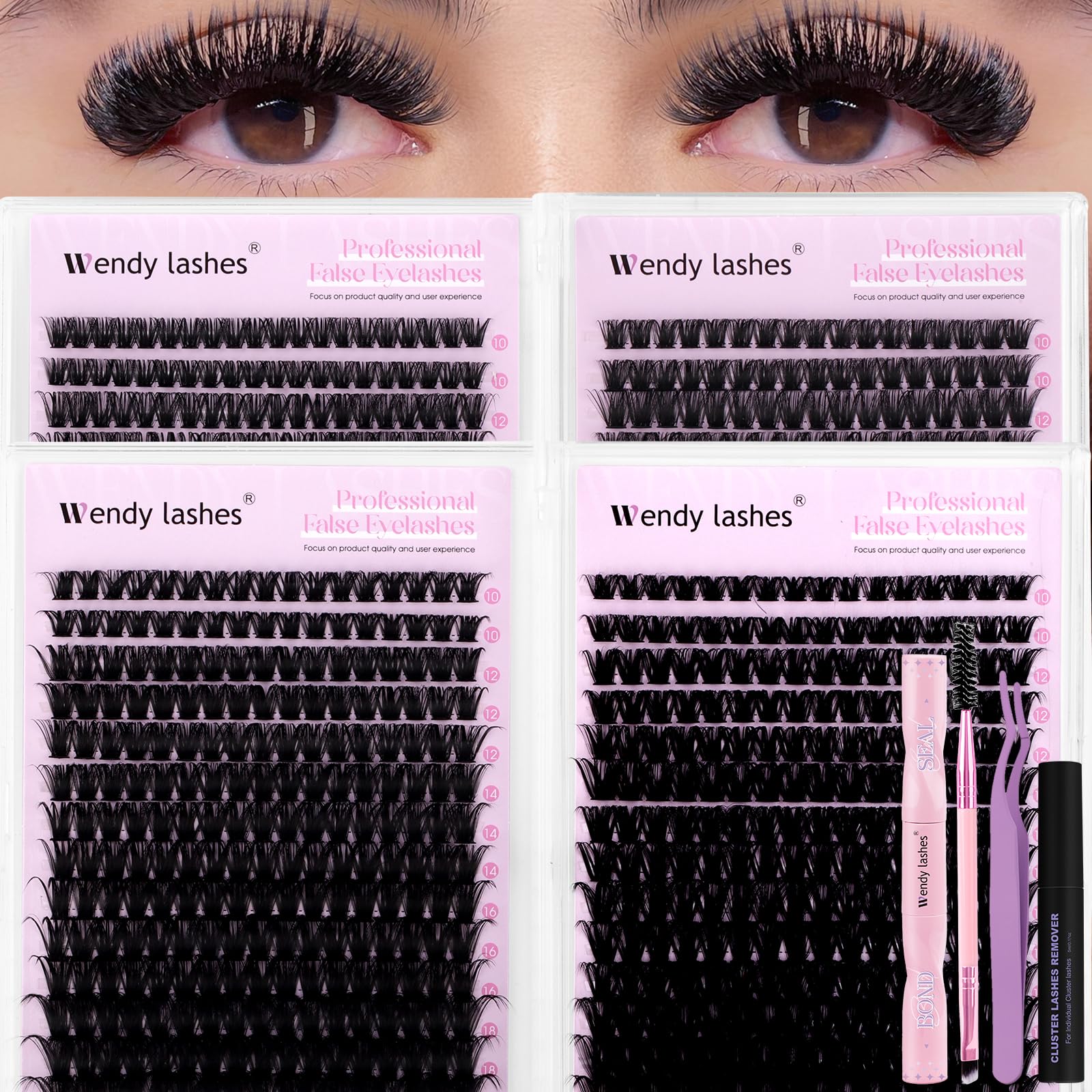 Wendy Lashes mild glue and remover for smooth application