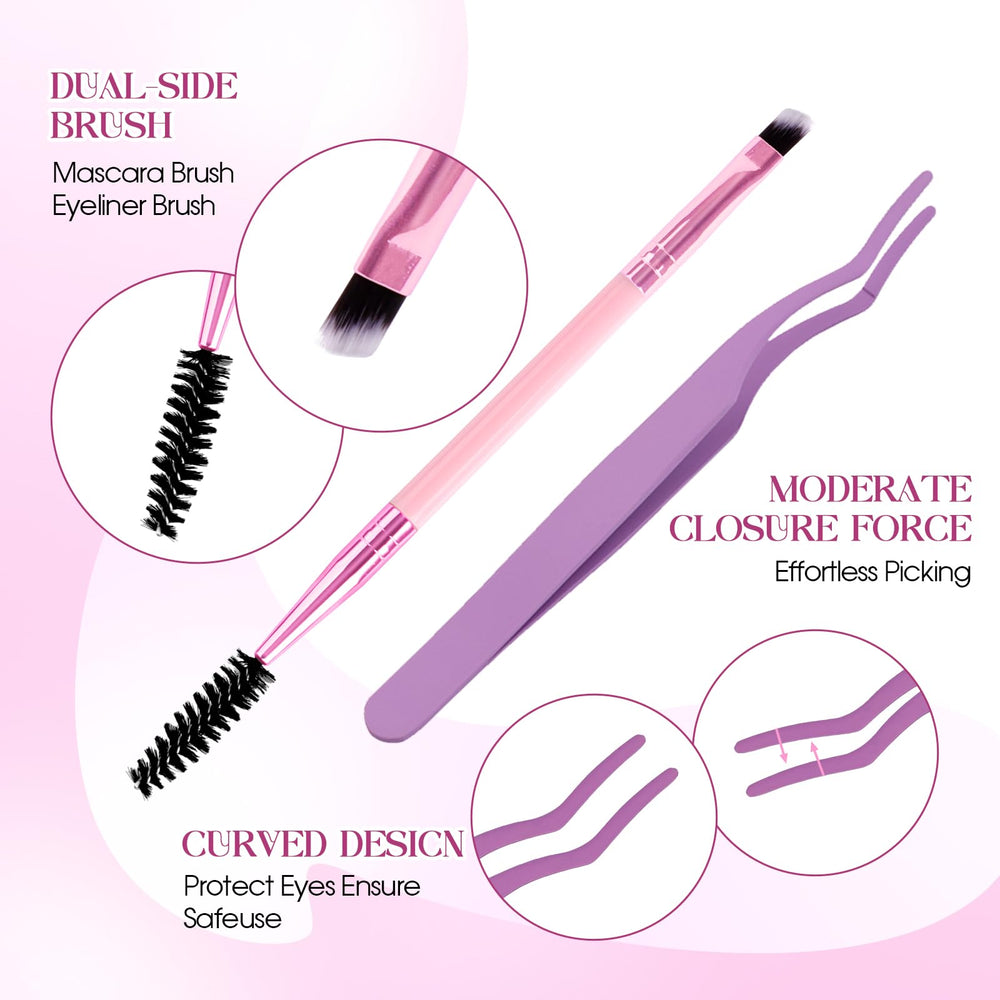 Wendy Lashes feather-soft fiber clusters for natural movement