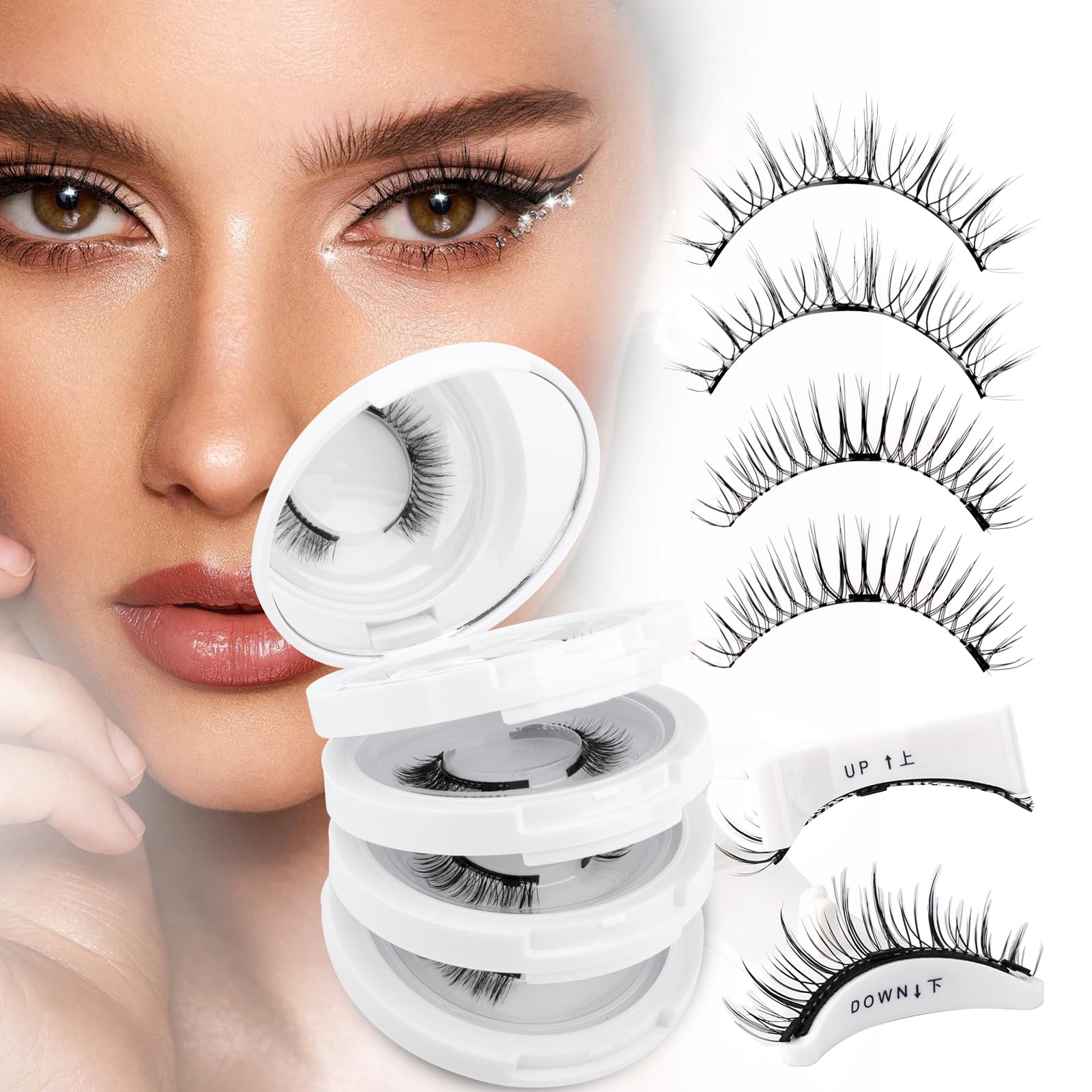 Wendy Lashes easy removal with magnetic design for quick cleanup.