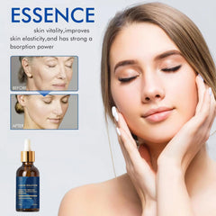 WeslaPlus Olavita serum being applied to skin to improve texture