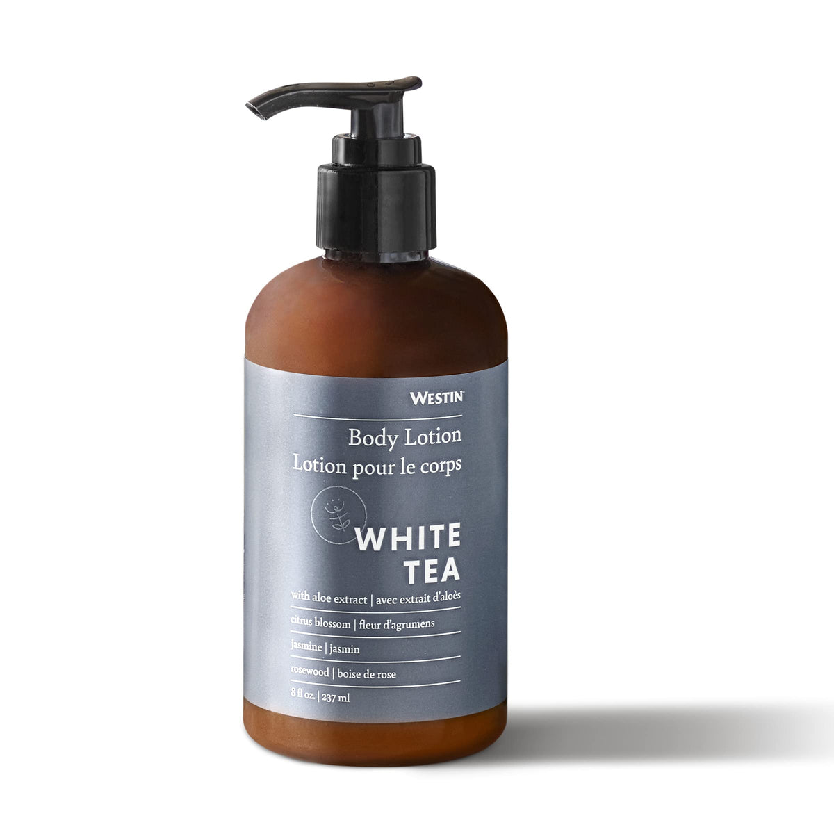 Westin White Tea Aloe Body Lotion 8oz bottle for daily hydration and spa-worthy fragrance