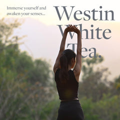 Westin White Tea Aloe Shampoo hair-wash usage demonstrates daily cleansing and moisture lock
