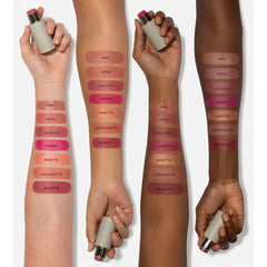 WESTMAN ATELIER Baby Cheeks Blush Stick Poppet creamy texture on skin.