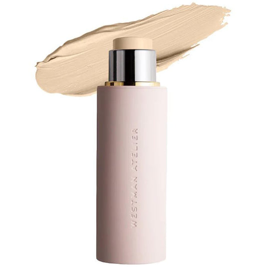 WESTMAN ATELIER Vital Skin Foundation Stick Atelier I in action for natural coverage.