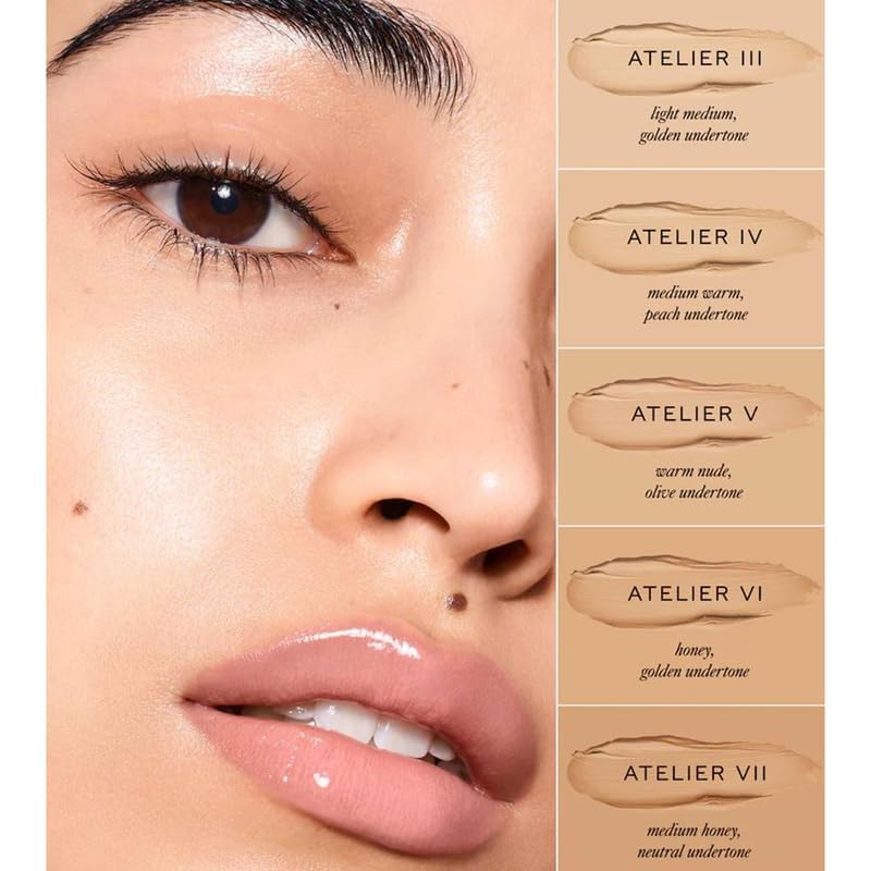 Application close-up highlights smooth glide for a daily, natural look.