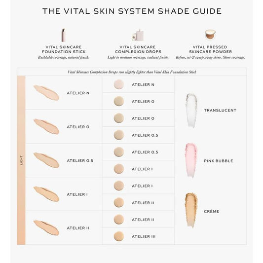 Creamy texture close-up enabling seamless blending with this foundation stick.