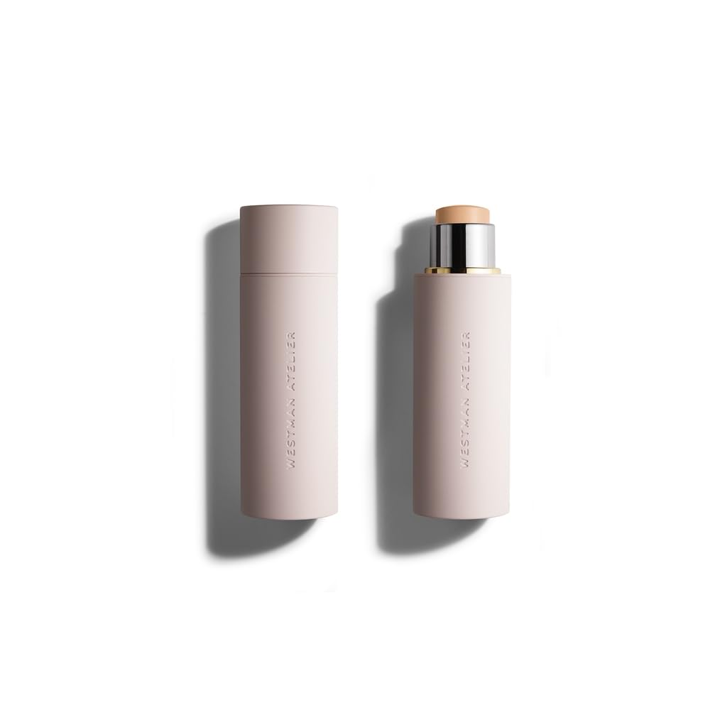 Westman Atelier Vital Skin Foundation Stick with natural finish for seamless blending.
