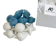 Westman Works Assorted Beach Shapes Soap for decorative display and gentle cleansing.