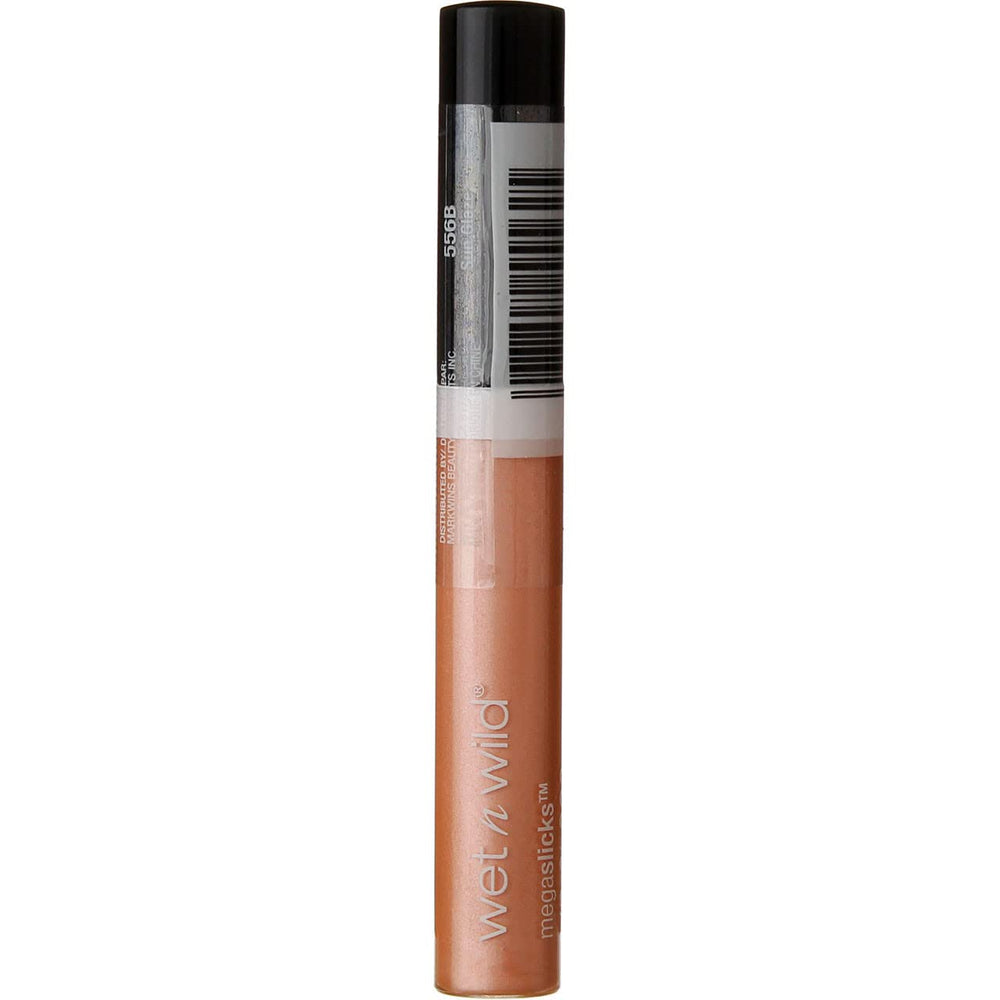 Wet n Wild MegaSlicks Sun Glaze lip gloss bottle with rich color for a bold daytime look