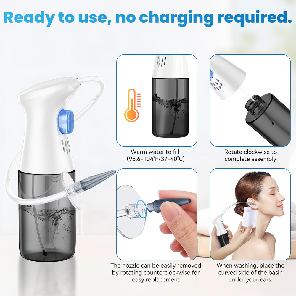 WEUANY instruction-manual helps safe, proper ear-care guidance