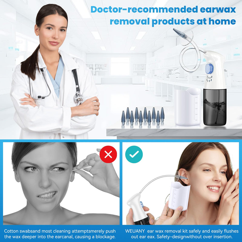 WEUANY ear-wash-basin for mess-free at-home cleaning sessions