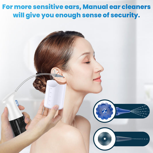 WEUANY ear wax removal kit one-hole nozzle supports gentle ear flush