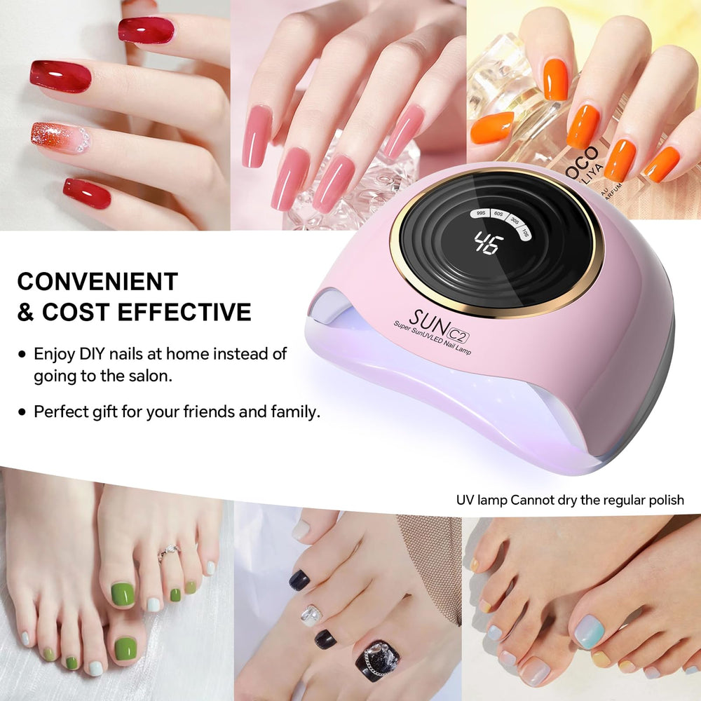 WEVILI lamp in use during a manicure session delivering even light and smooth gel cure.