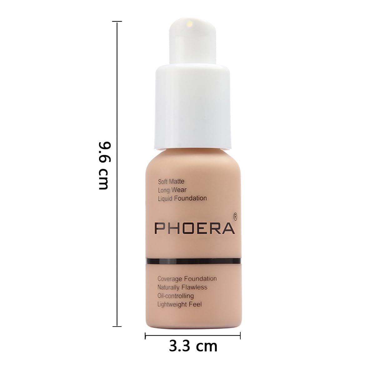 WFWJ PHOERA Foundation 105 Sand compact detail, secure cap minimizes mess