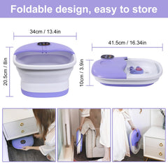 WHALSTAR foot tub massage rollers targeting pressure points for comfort
