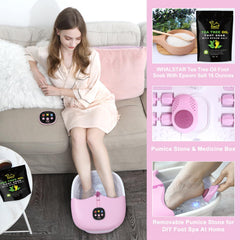 WHALSTAR remote controls red light therapy for spa ambiance during soaks.