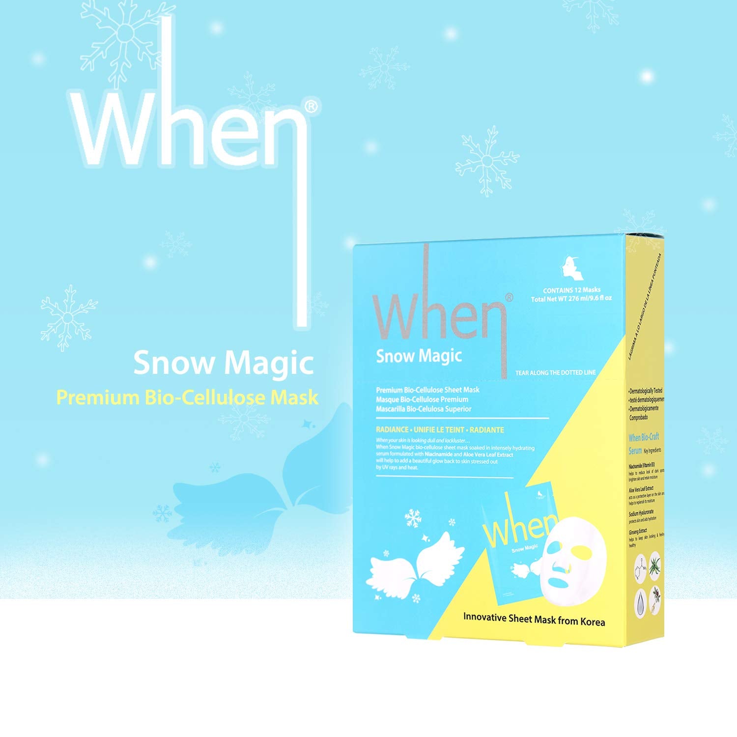 When Radiance hydration boost mask delivering quick moisture