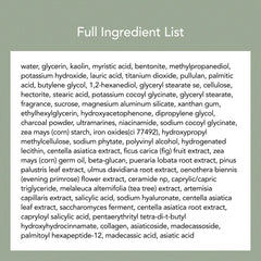 Whipped Semo Charcoal Clay Face Wash 6 oz bottle shown for daily skincare routines
