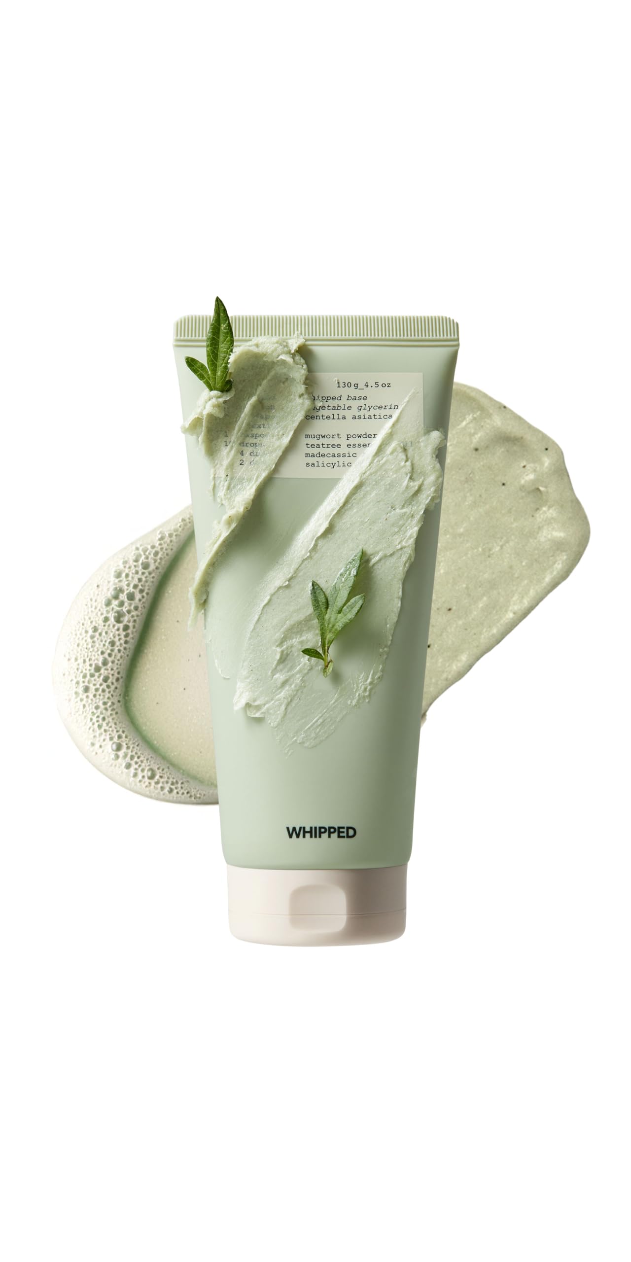 Whipped Semo Company Whipped Korean Skincare Face Wash bottle pour for effortless cleansing