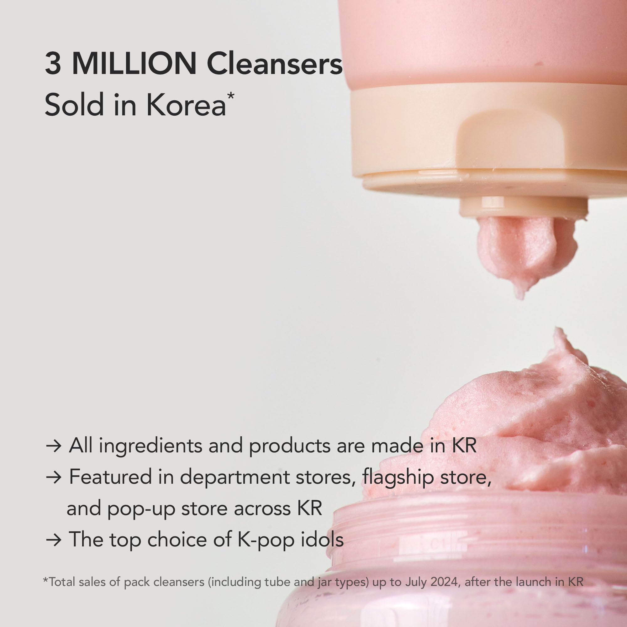 Whipped Semo Company Whipped Korean Skincare Face Wash creamy texture for balanced cleansing