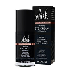 Whish Repairing Eye Cream travel-size packaging for on-the-go use.