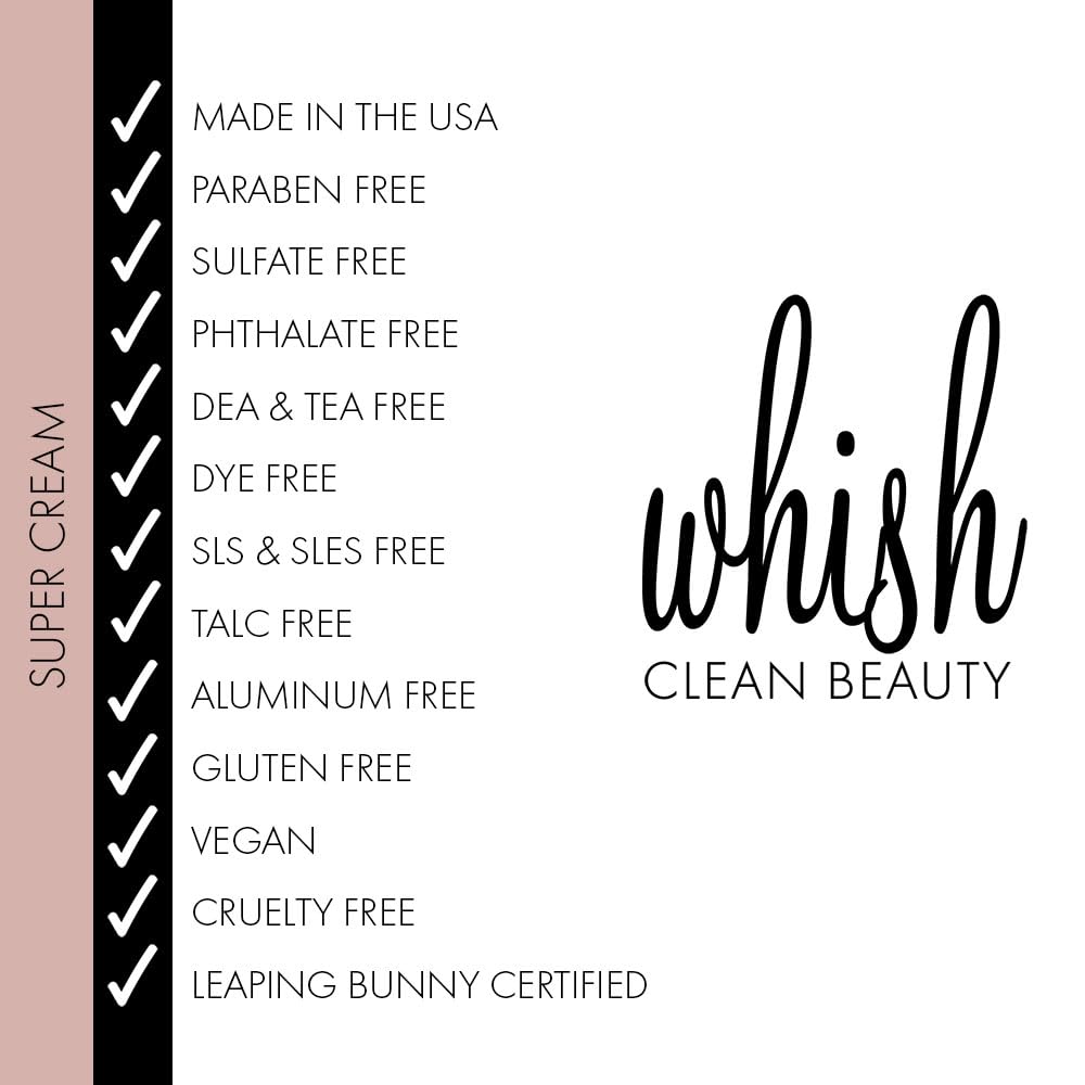 Whish cream being applied for smooth, non-greasy finish
