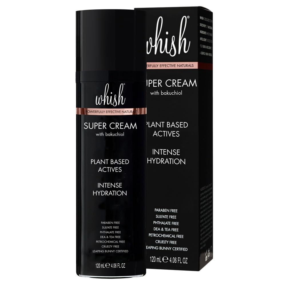 Whish Super Cream packaging jar on a clean surface