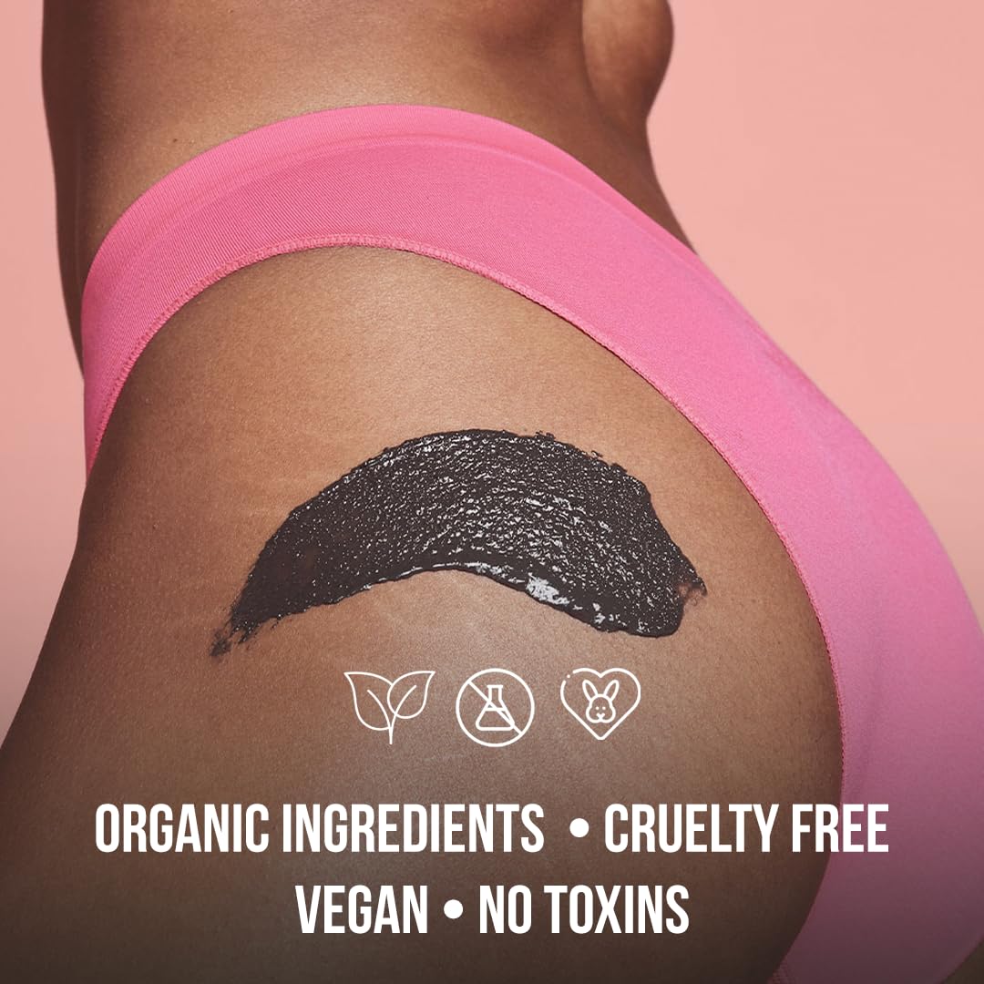 Natural conditioning oils in White Naturals scrub hydrate after exfoliation.
