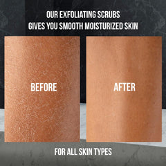 Close-up of White Naturals charcoal scrub texture with gentle polishing action.