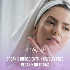 Legs after exfoliation with White Naturals Lavender Oil Body Scrub for smoother skin.