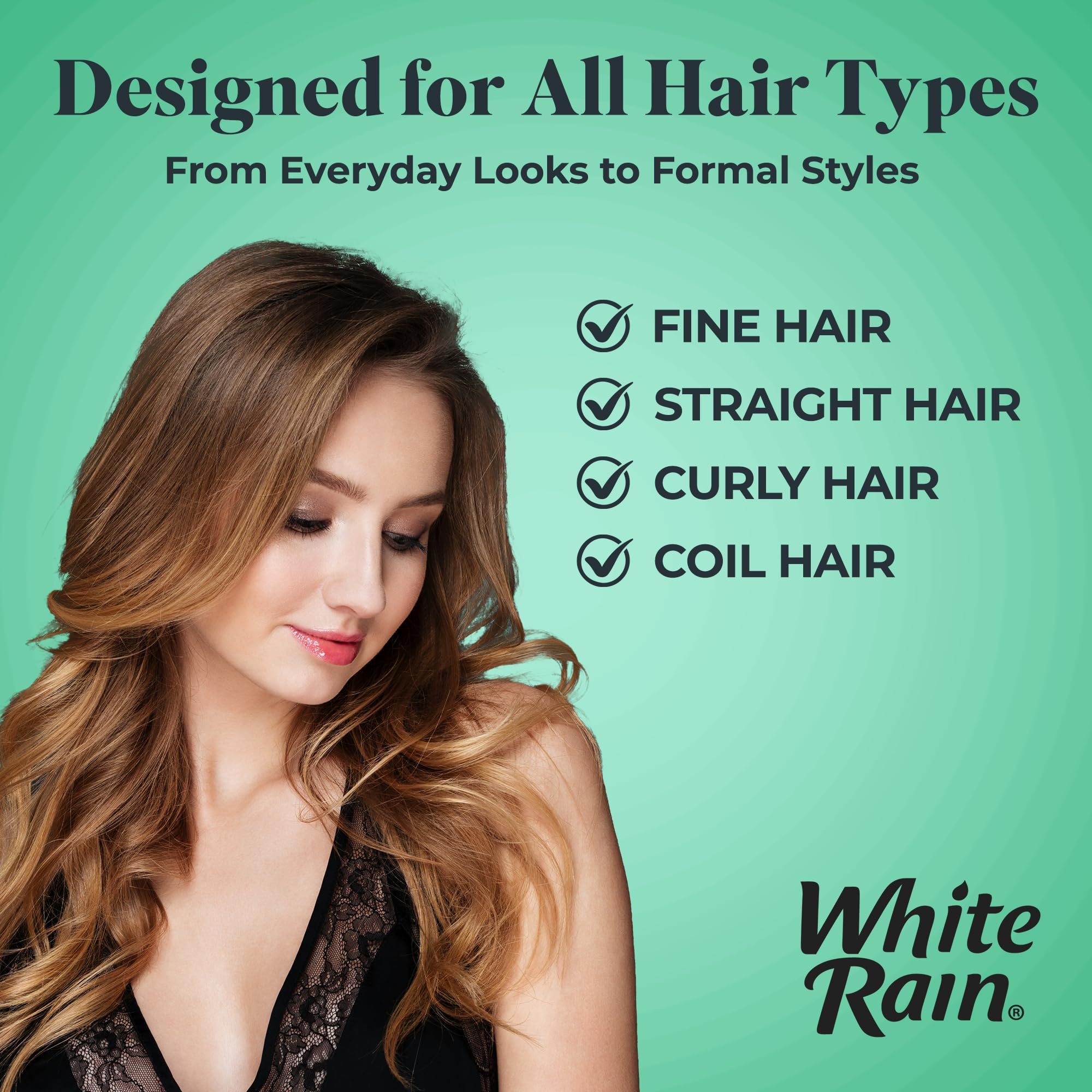 White Rain 2x7 oz packaging for home or travel.
