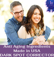 Hand application of WhiteningLabs Dark Spot Corrector Serum