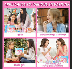 WhizToys twelve lip gloss tubes for easy filling and storage