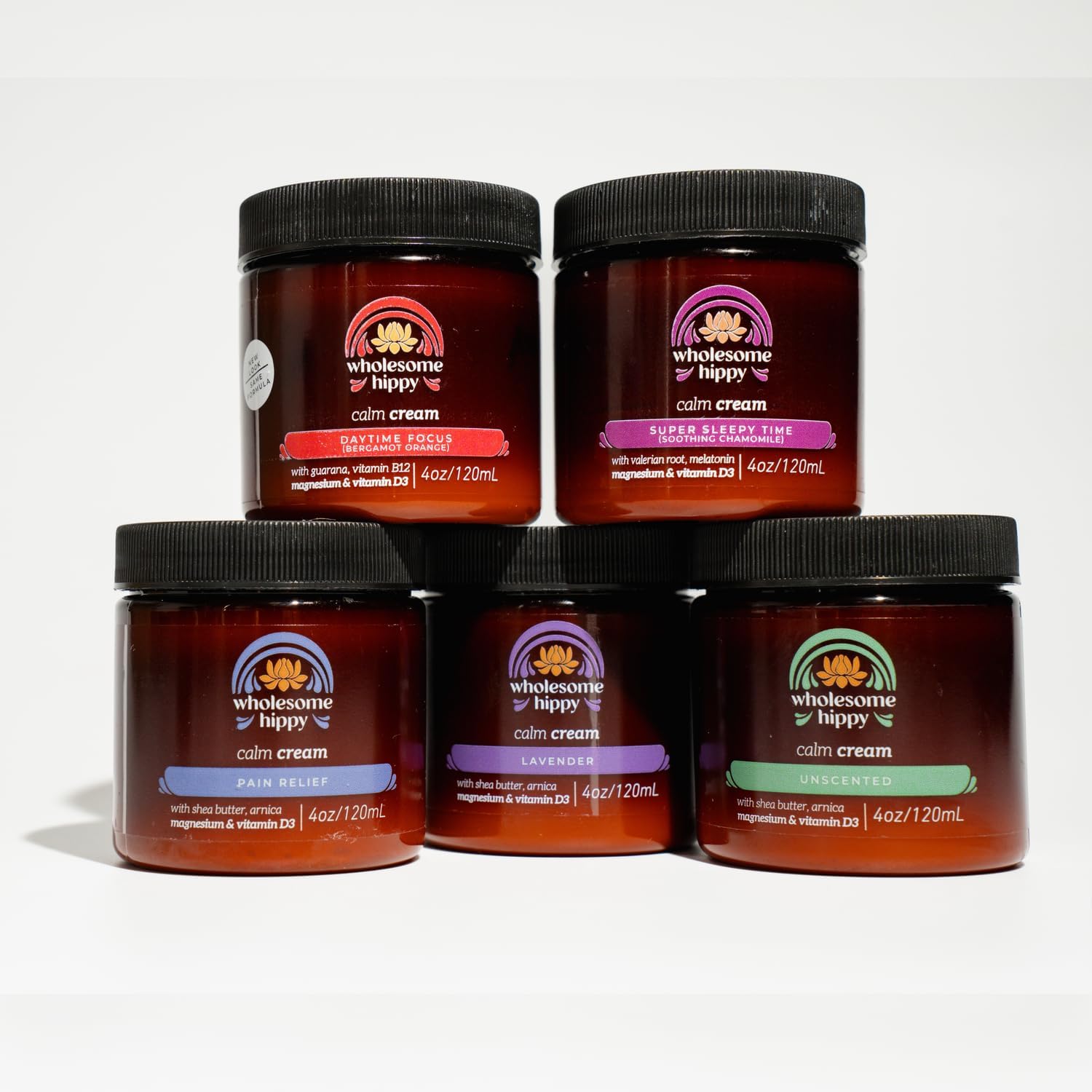 Wholesome Hippy Daytime Focus Cream absorbs without greasiness on skin