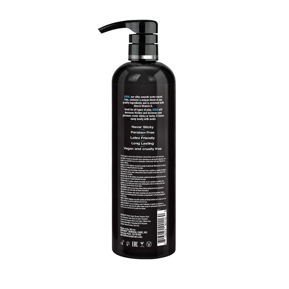Wicked Aqua water-based 16oz pour; easy cleanup and versatile use.
