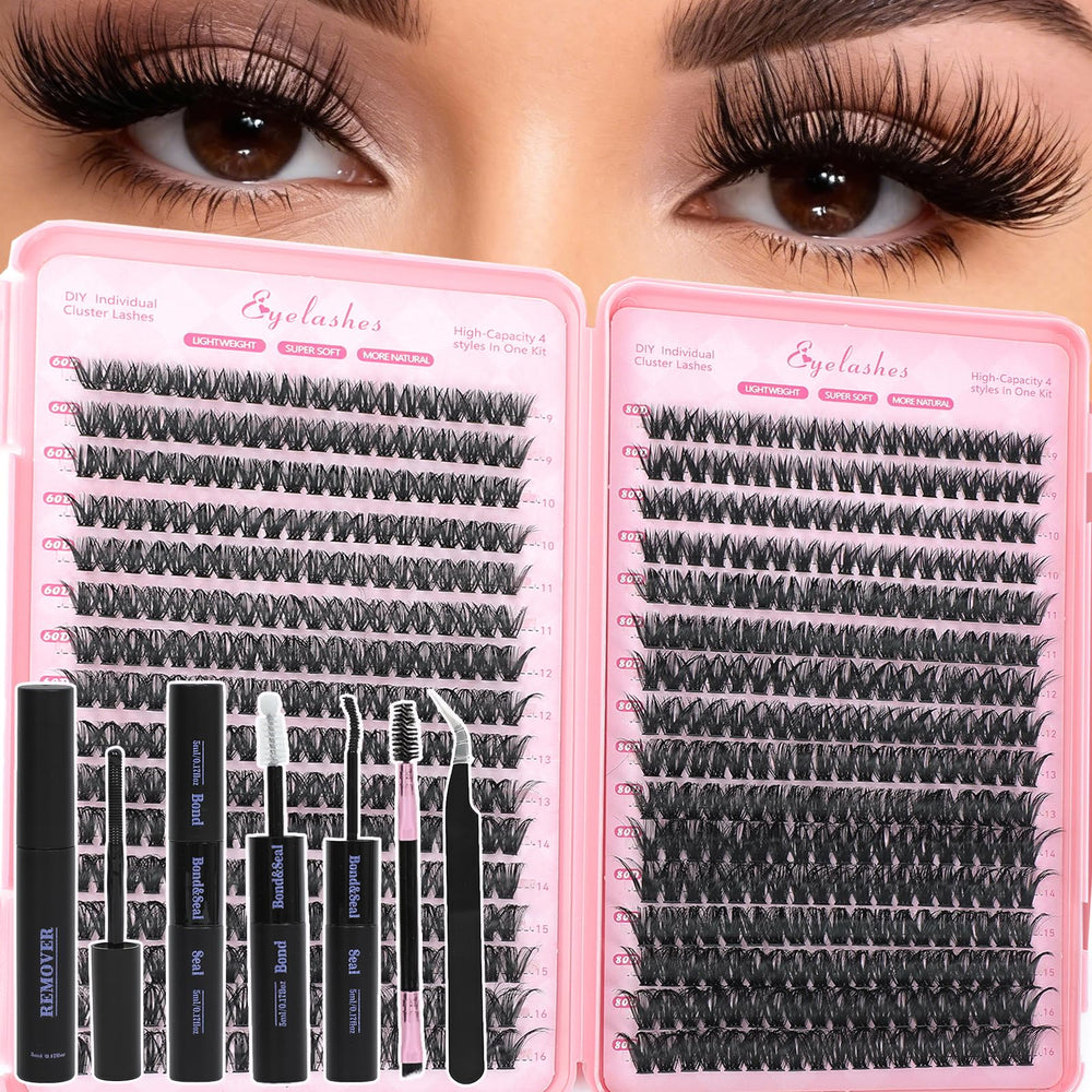 WIGICD Lash Clusters Kit packaging shows everything you need for at-home lash DIY