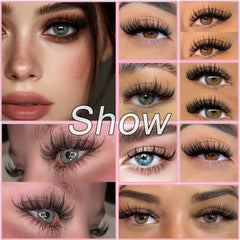 WIGICD soft thin-band lashes provide comfortable eyelid wear.