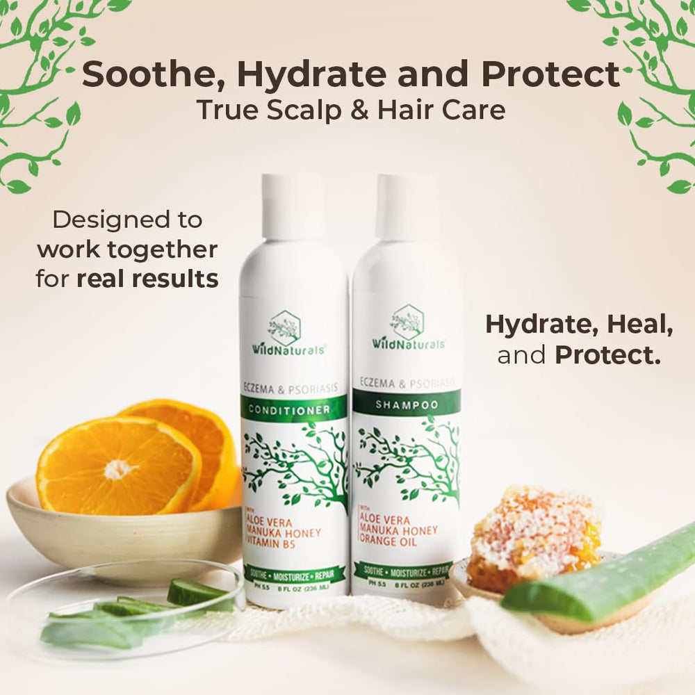 Wild Naturals aloe vera base bottle highlights gentle cleansing and hydration