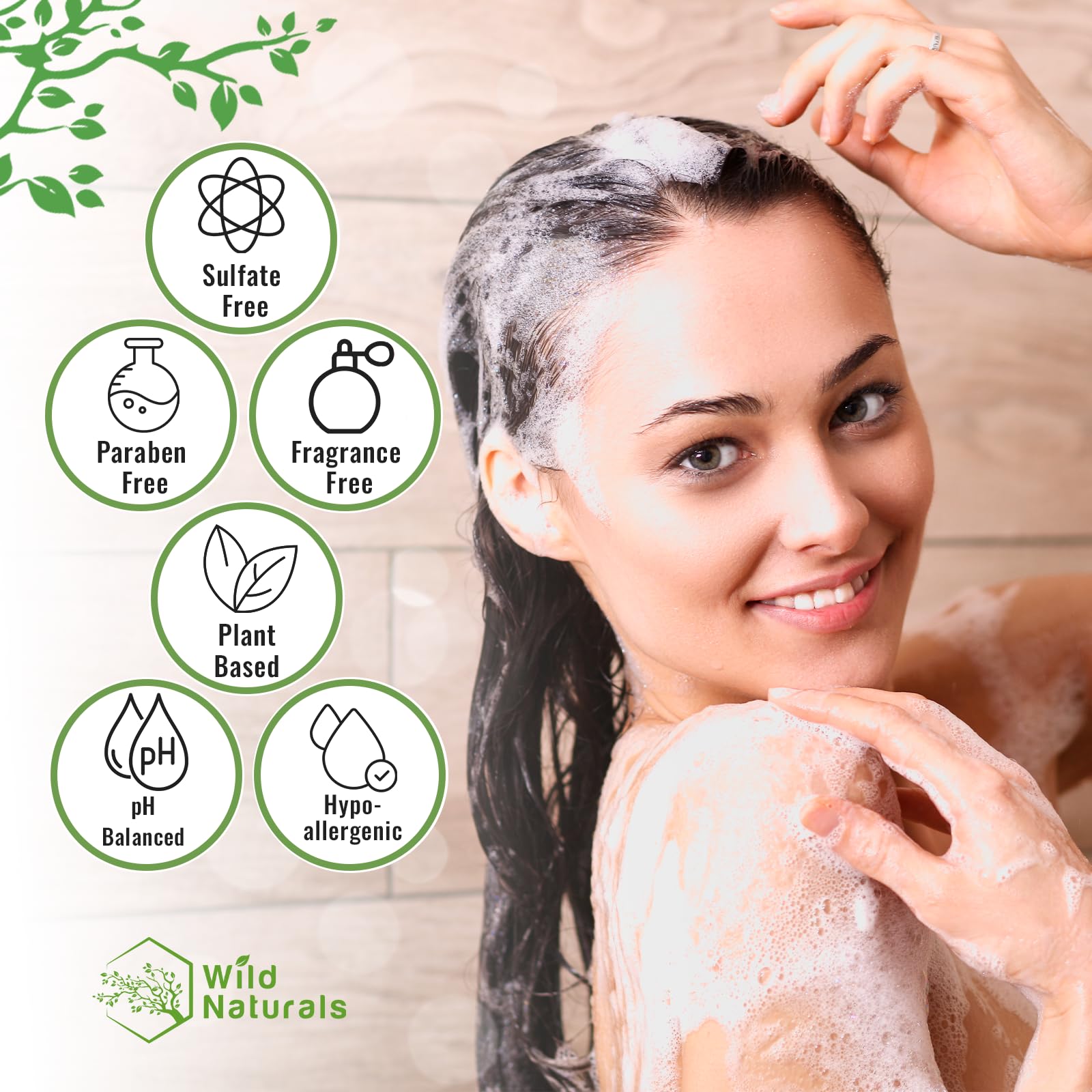 Aloe Vera and Coconut Oil blend in Wild Naturals packaging for hydrating care