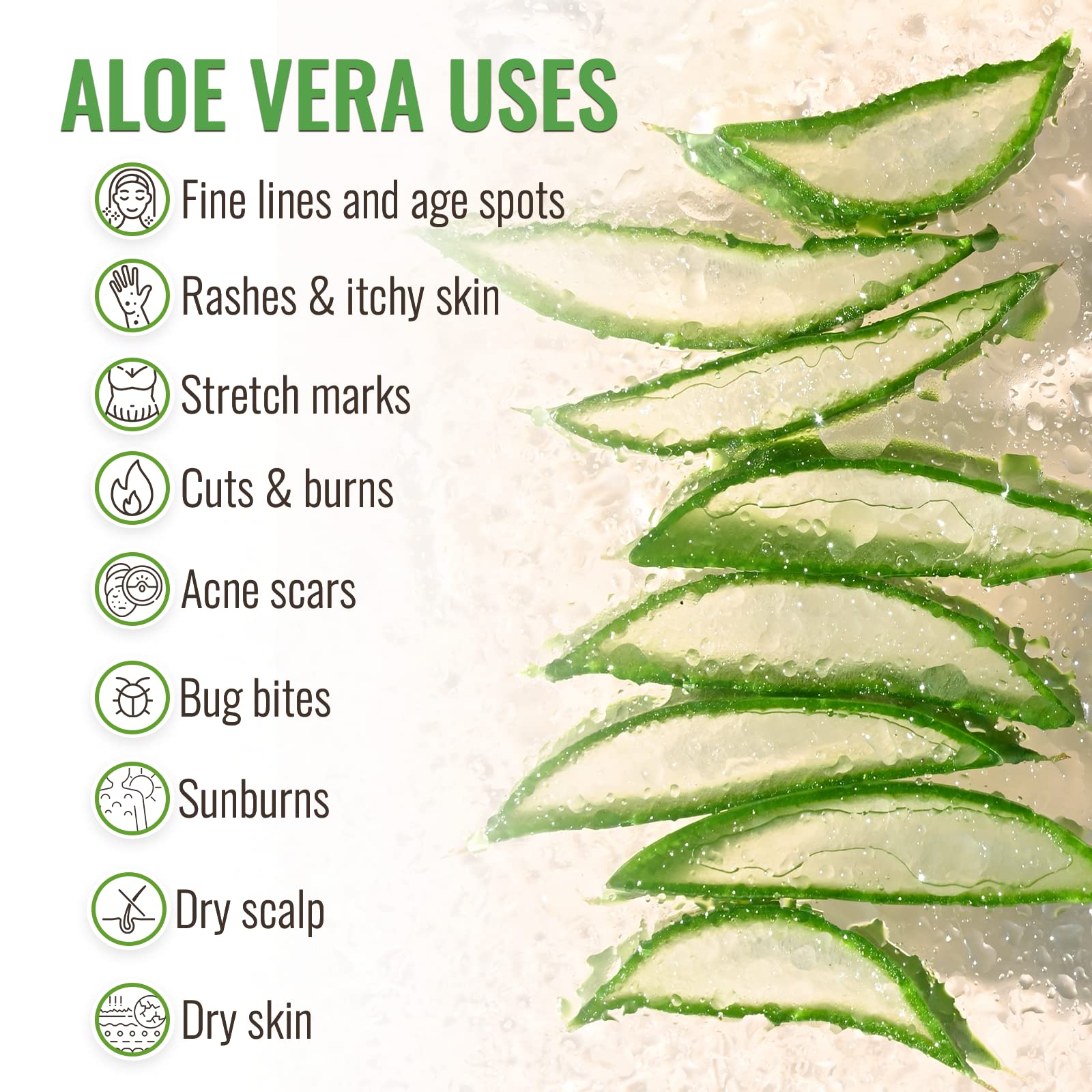 Natural ingredients in Wild Naturals aloe vera gel: cucumber and bitter orange